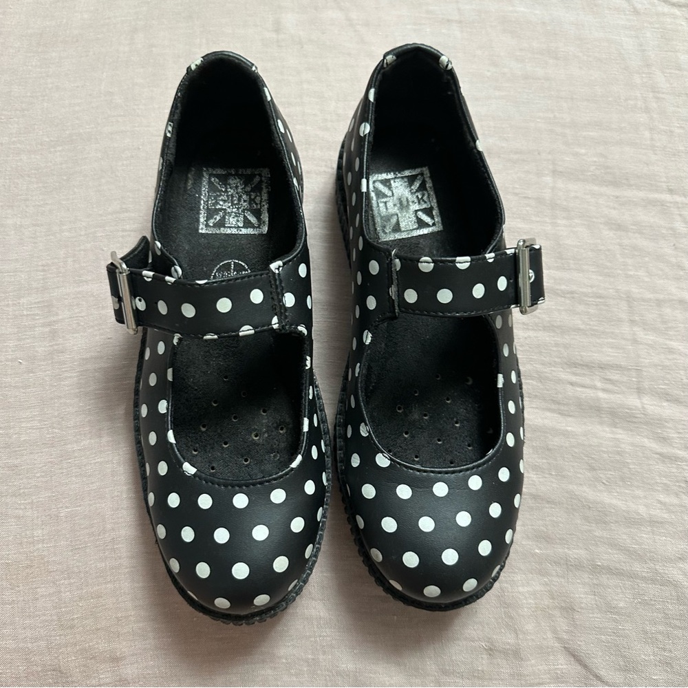 T.U.K Polka Dot Mary Janes